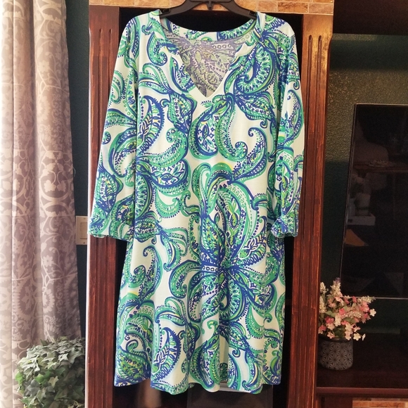 Lilly Pulitzer Dresses & Skirts - Lilly Pulitzer Rossmore Poolside Blue Keep It Current *HTF, RARE*